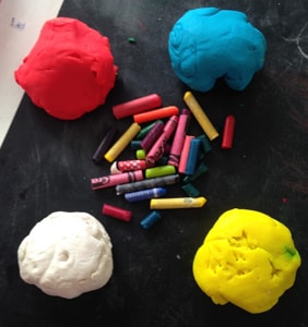 Crayon Play Dough