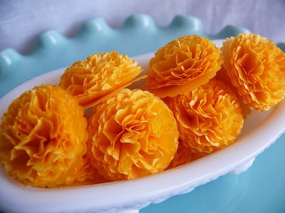 Paper Marigold Flowers