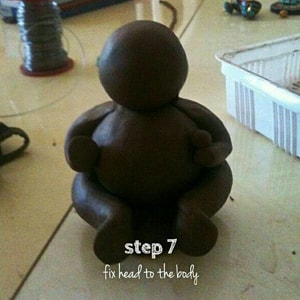 Step 7: The head of Ganesha