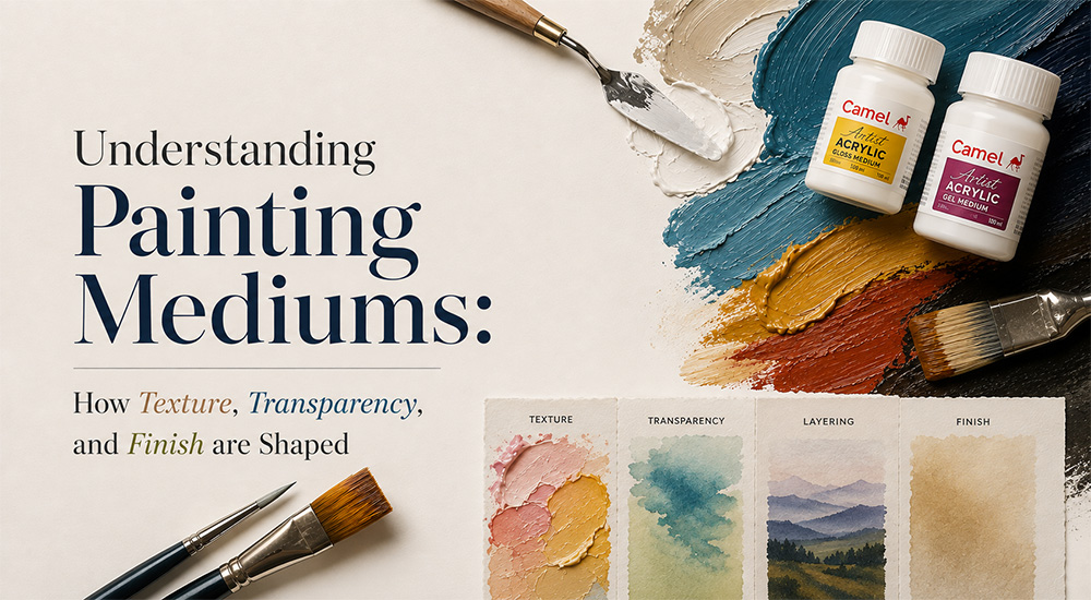 Understanding Painting Mediums: How Texture, Transparency, and Finish are Shaped
