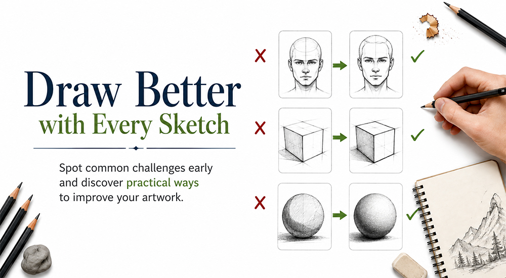 Common Drawing Mistakes Beginners Make and How to Fix Them