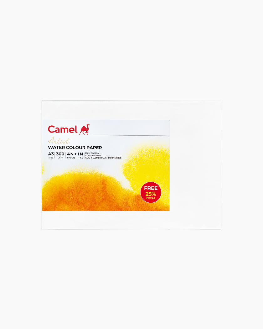 Camel Artist Water Colour Paper - 300 GSM of A3
