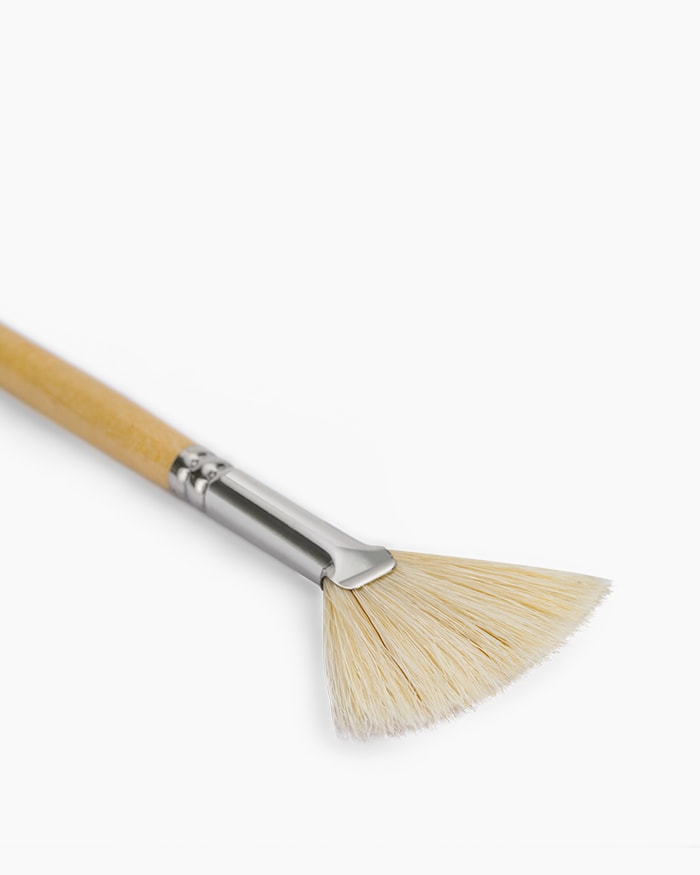 Camel White Bristle Brush Individual brush, Fan - Series 56