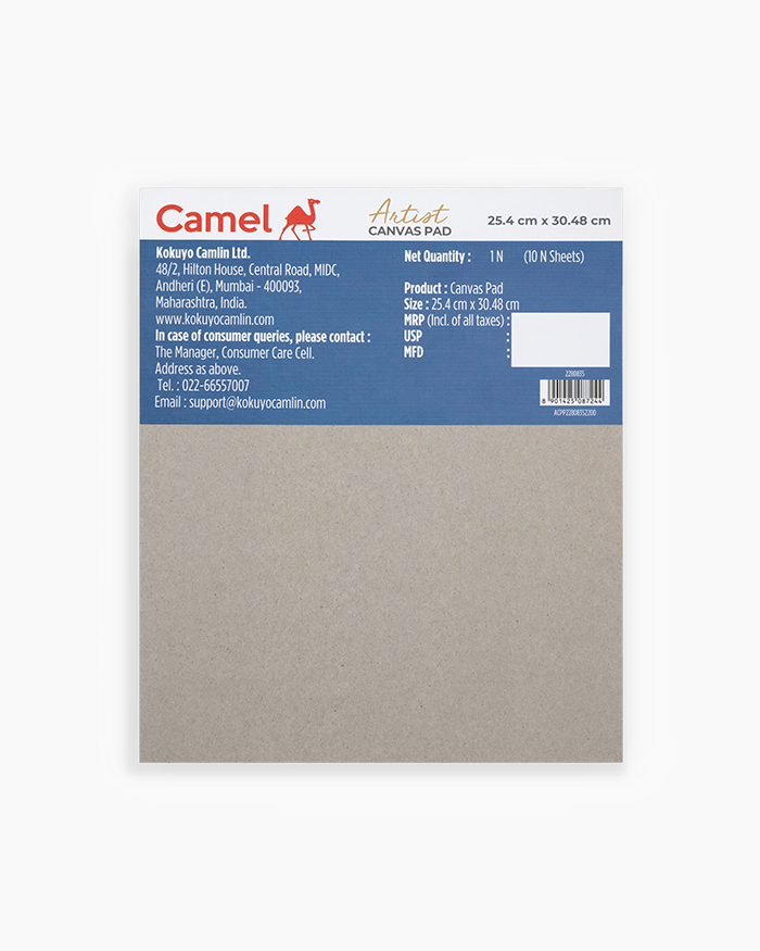 Buy Online Camel Canvas Pad, acid free, Acrylic priming, 10 sheets