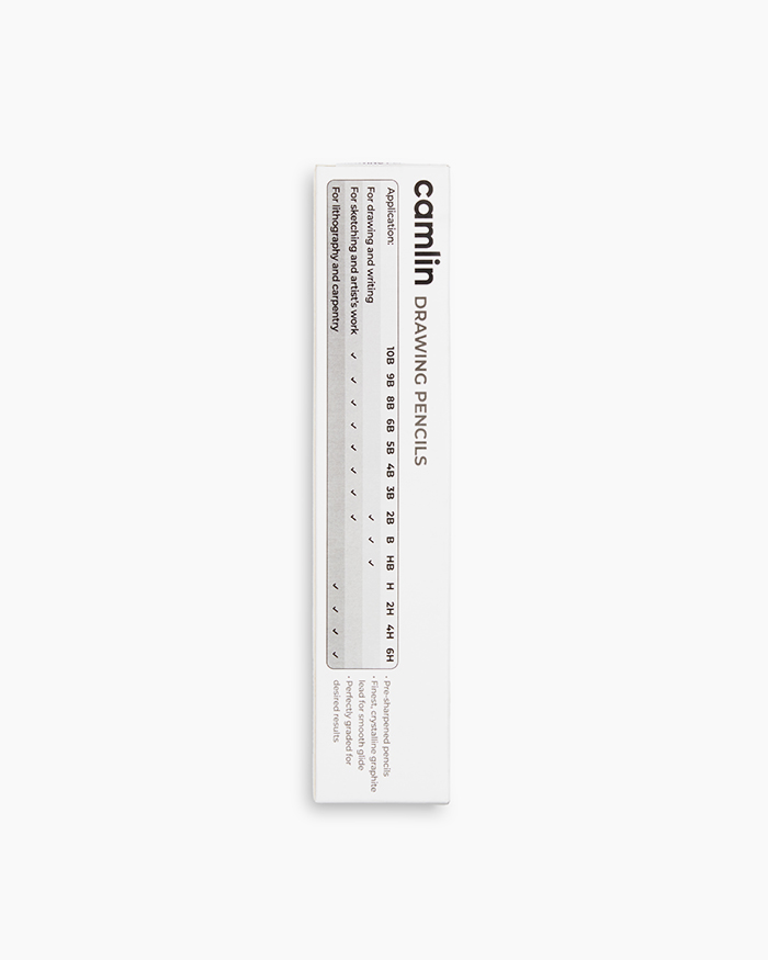 Camlin Drawing Pencils Pack of 10 pencils, 8B