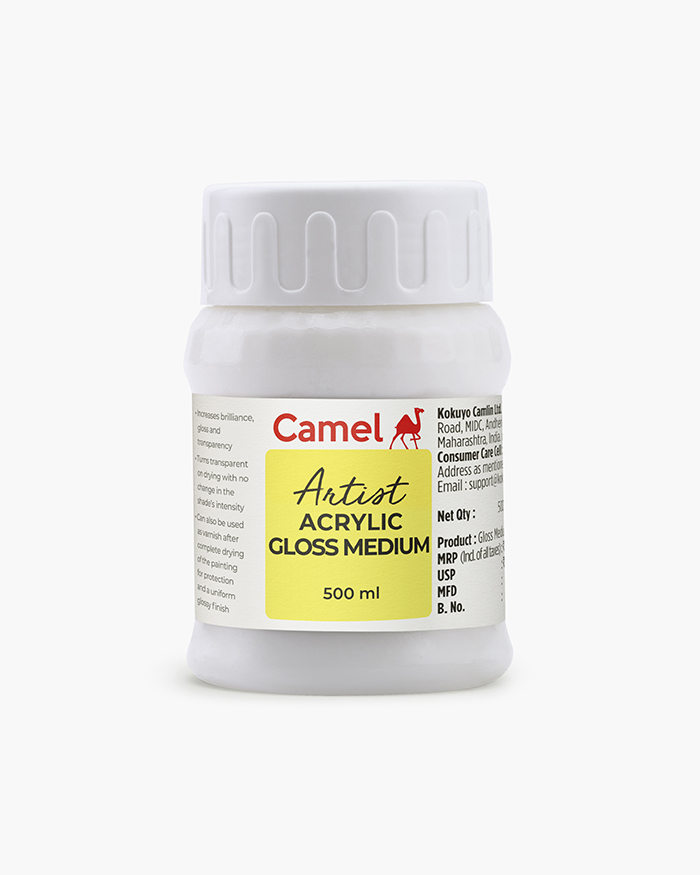 Acrylic Gloss Medium Individual jar of 500 ml
