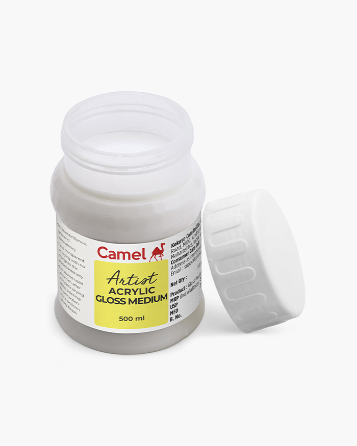 Acrylic Gloss Medium Individual jar of 500 ml
