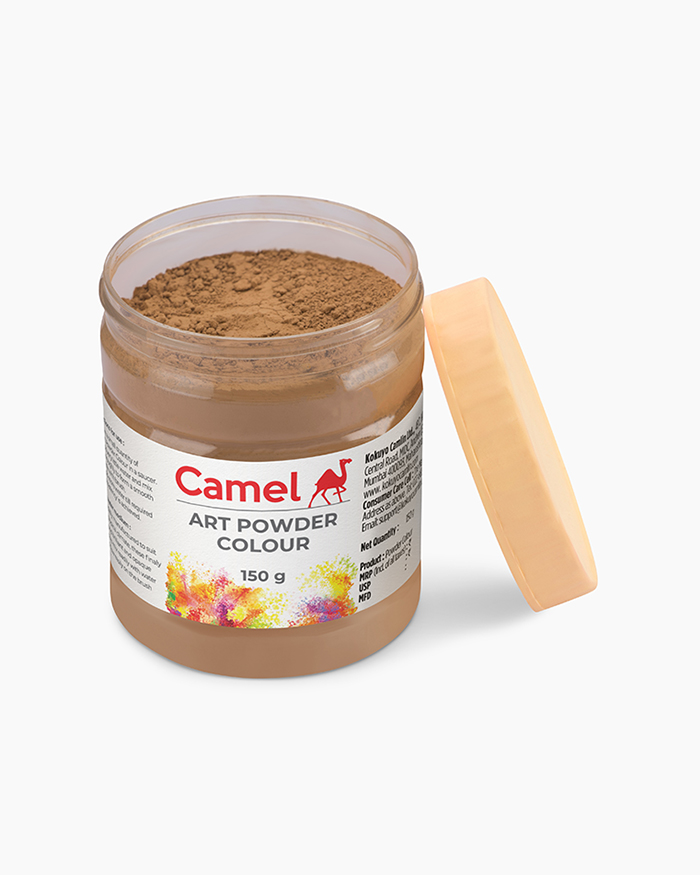 Art Powders Individual jar of Raw Umber in 275 ml