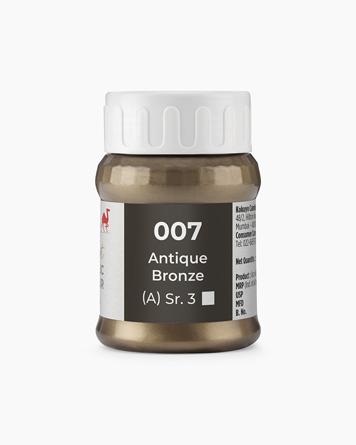 Artist Acrylic Colours Individual jar of Antique Bronze in 500 ml