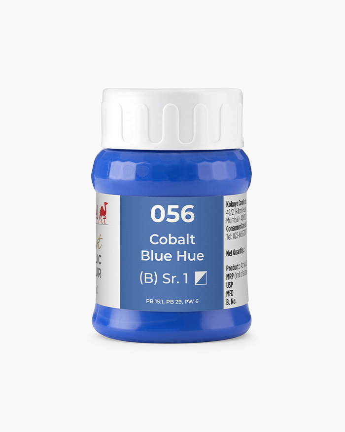 Artist Acrylic Colours Individual jar of Cobalt Blue Hue in 500 ml