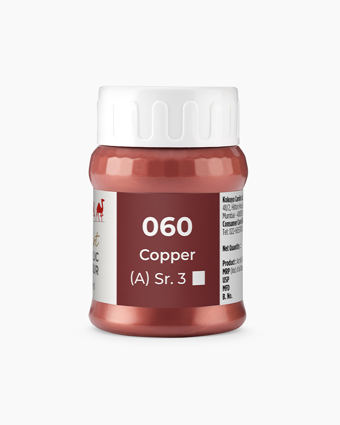 Artist Acrylic Colours Individual jar of Copper in 500 ml