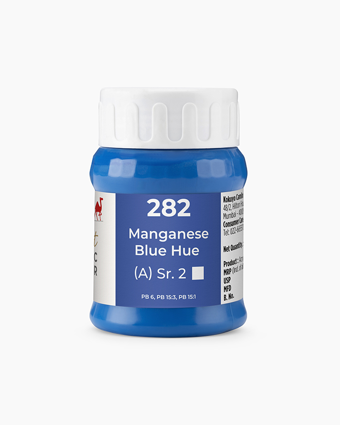Artist Acrylic Colours Individual jar of Manganese Blue Hue in 500 ml