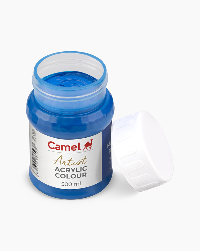 Artist Acrylic Colours Individual jar of Manganese Blue Hue in 500 ml