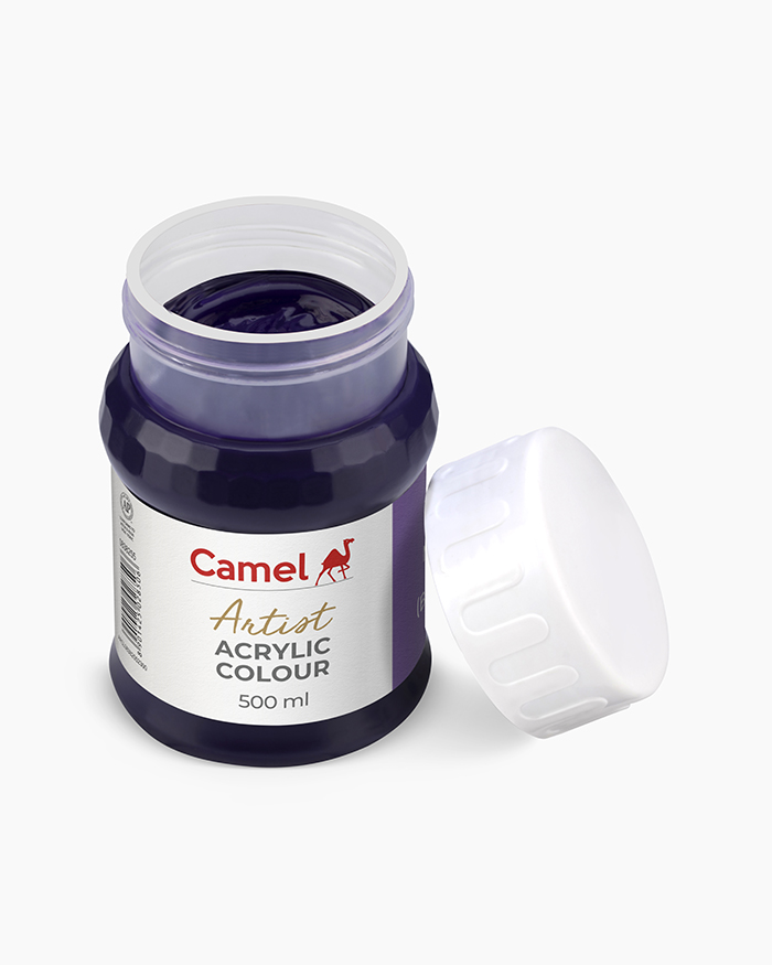 Artist Acrylic Colours Individual jar of Mauve in 500 ml