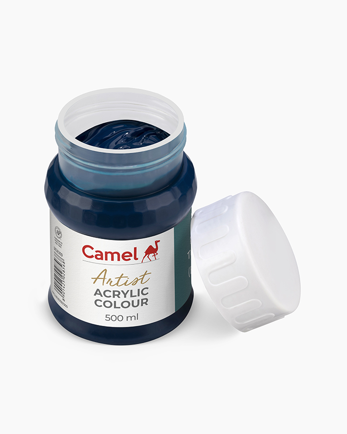 Artist Acrylic Colours Individual jar of Phthalo Turquoise in 500 ml