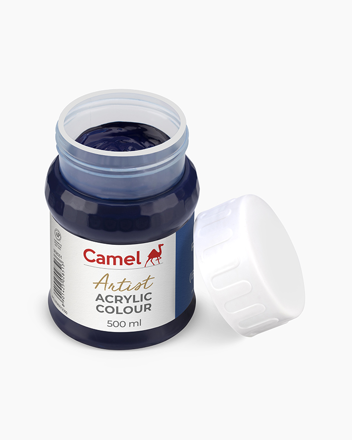 Artist Acrylic Colours Individual jar of Prussian Blue in 500 ml