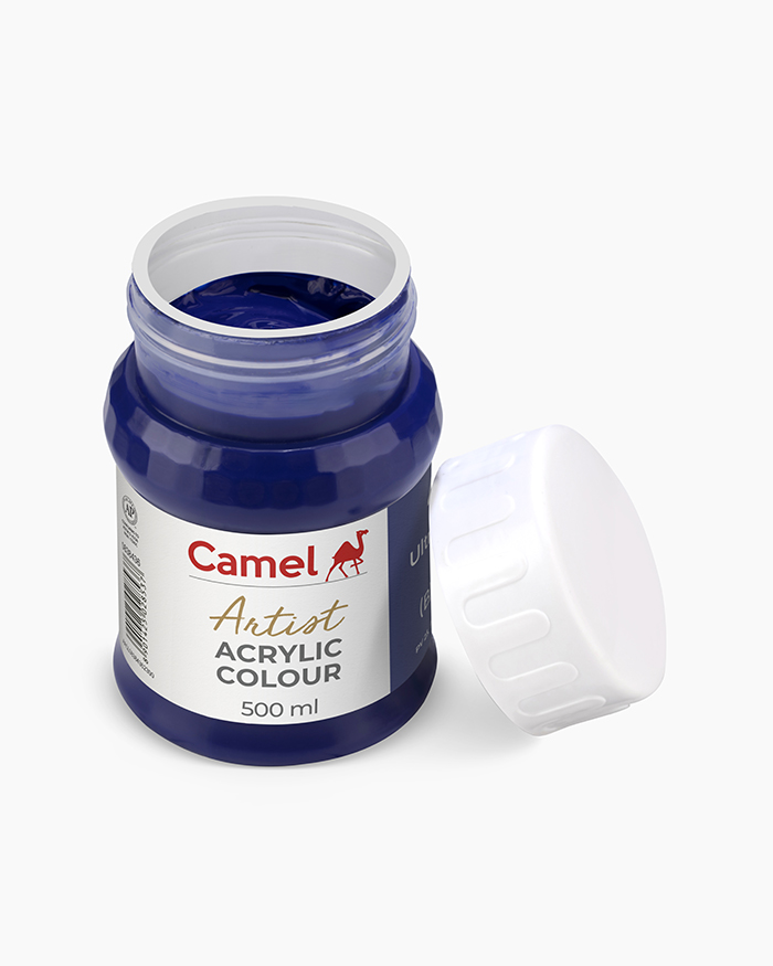 Artist Acrylic Colours Individual jar of Ultramarine Blue in 500 ml