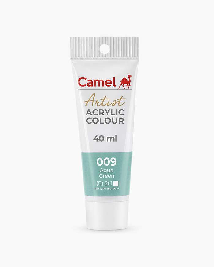 Camlin Kokuyo Artist Acrylic Colour 500 ml Series 1 Light Blue Permanent