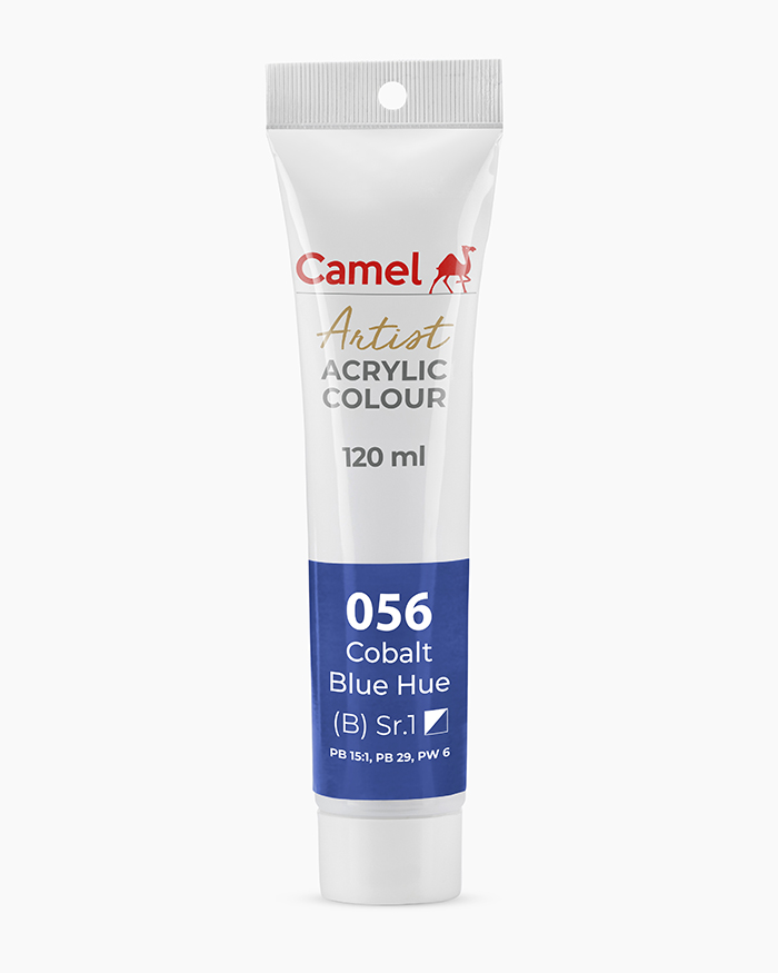 Artist Acrylic Colours Individual tube of Cobalt Blue Hue in 120 ml