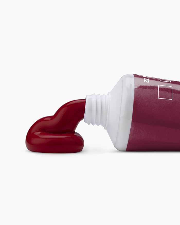 Artist Acrylic Colours Individual tube of Crimson Lake in 40 ml