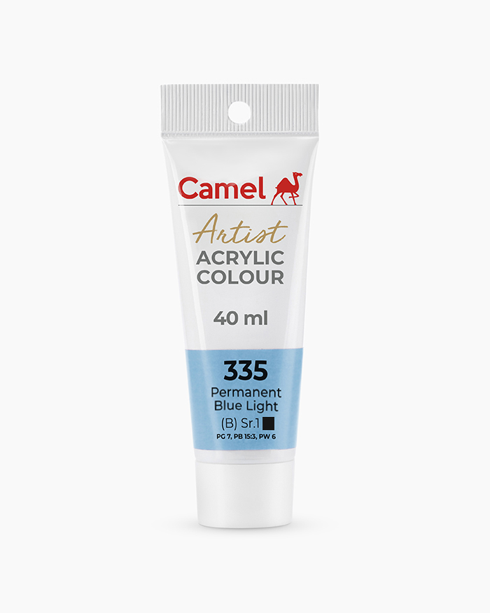 Camel Artists Acrylic Colour, 40ml - Light Blue Permanent – Itsy Bitsy