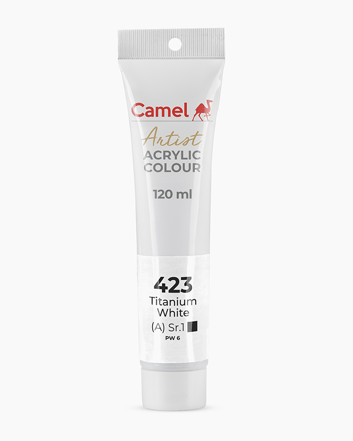 Artist Acrylic Colour Sr1 Titanium White 40Ml Tube Camlin – Itsy Bitsy