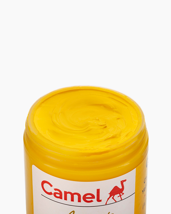 Artist HD Acrylics Individual jars of Cadmium Yellow Dark in 250 ml