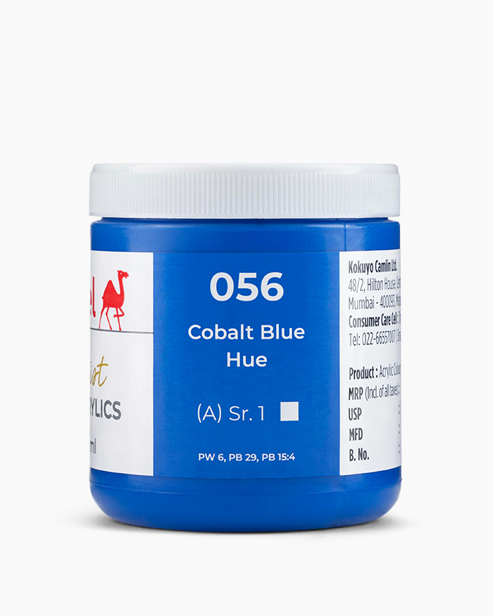 Artist HD Acrylics Individual jars of Cobalt Blue Hue in 250 ml