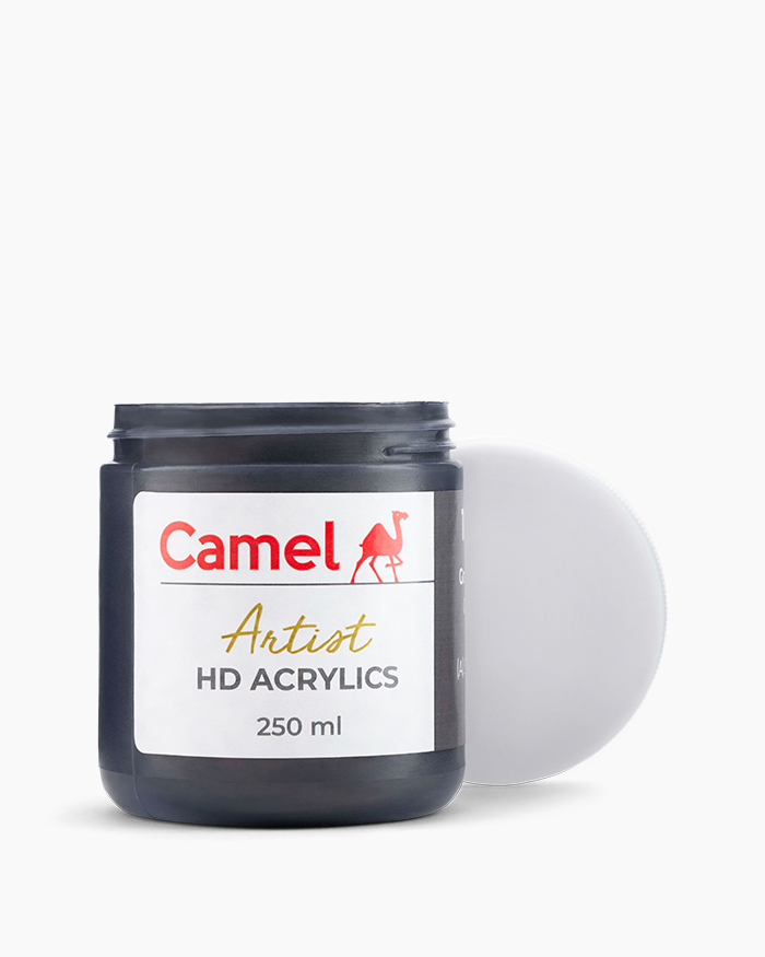 Artist HD Acrylics Individual jars of Graphite Grey in 250 ml