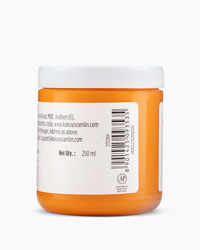 Artist HD Acrylics Individual jars of Indian Yellow Hue in 250 ml