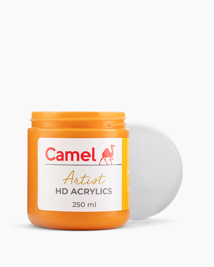 Artist HD Acrylics Individual jars of Indian Yellow Hue in 250 ml