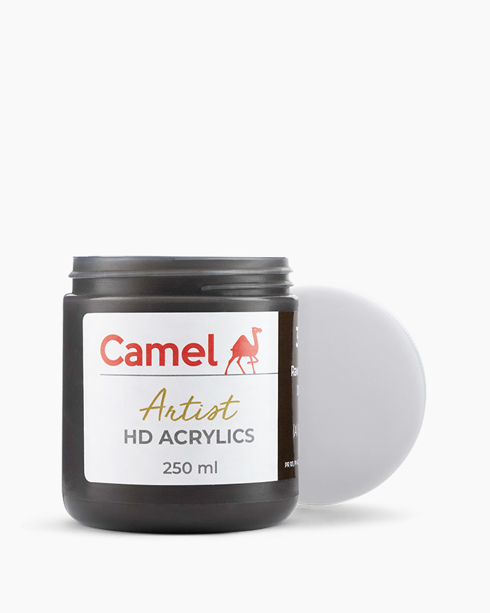Artist HD Acrylics Individual jars of Raw Umber Deep in 250 ml