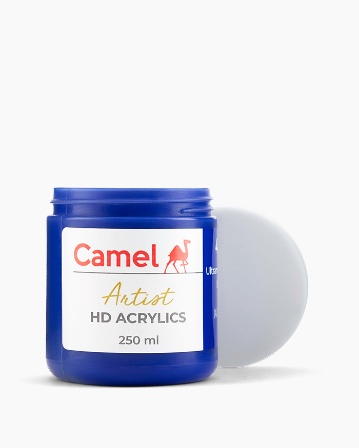Artist HD Acrylics Individual jars of Ultramarine Blue Deep in 250 ml