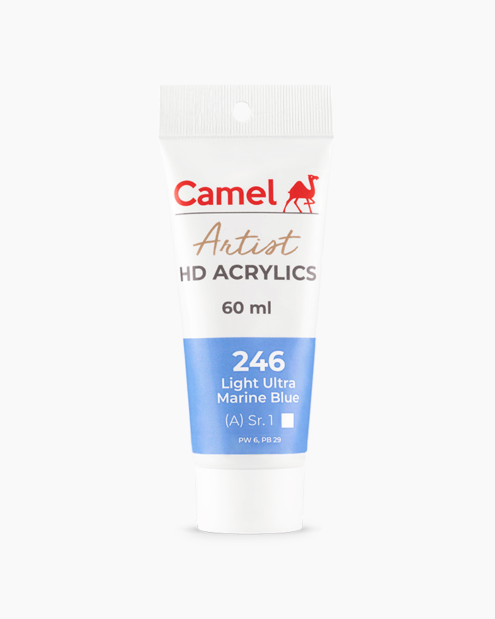 Artist HD Acrylics Individual tubes of Light Ultramarine Blue in 60 ml