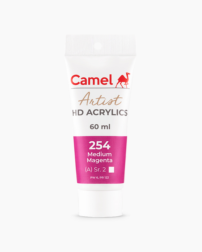 Artist HD Acrylics Individual tubes of Medium Magenta in 60 ml