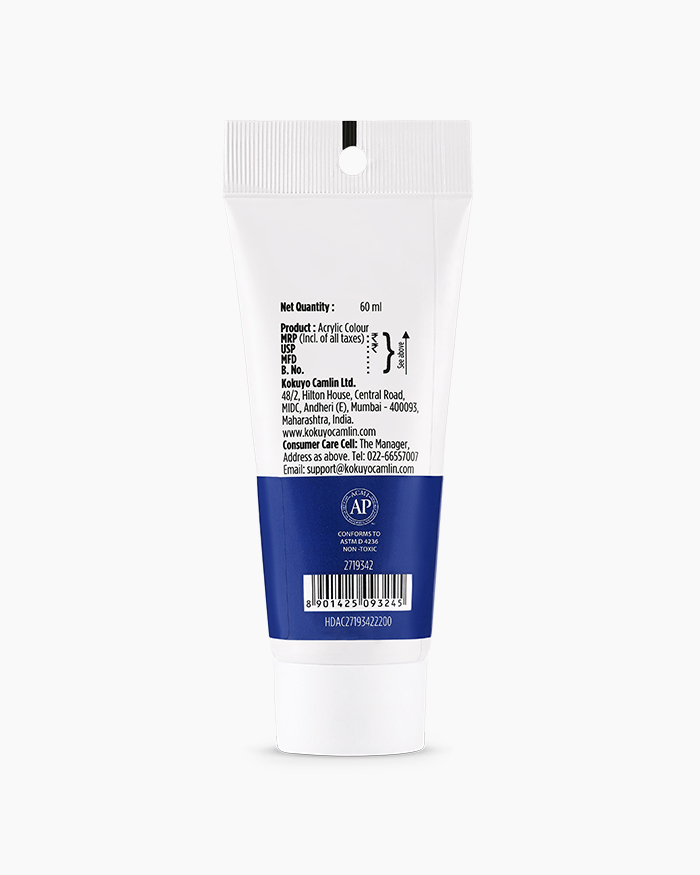 Artist HD Acrylics Individual tubes of Phthalo Blue Deep in 60 ml