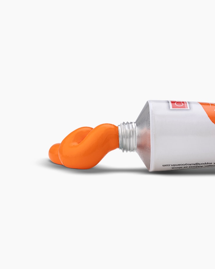 Artist Heavy Body Acrylic Colours Individual tube of Cadmium Orange in 40 ml
