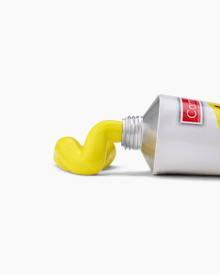 Artist Heavy Body Acrylic Colours Individual tube of Hansa Yellow Light in 40 ml