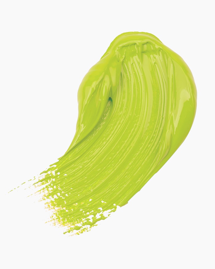 Artist Heavy Body Acrylic Colours Individual tube of Light Green (Yellow) in 40 ml