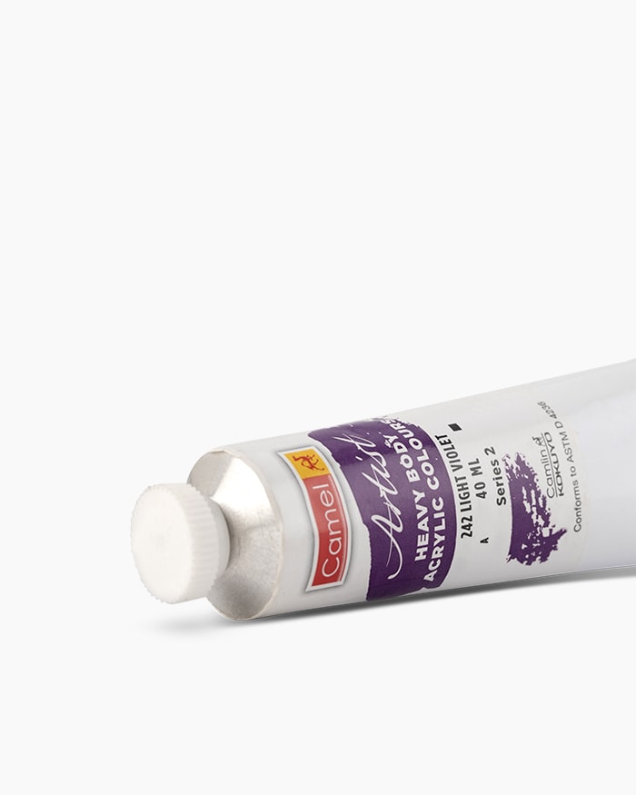 Artist Heavy Body Acrylic Colours Individual tube of Light Violet in 40 ml