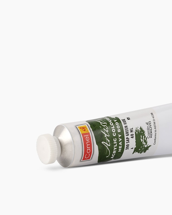 Artist Heavy Body Acrylic Colours Individual tube of Sap Green Hue in 40 ml