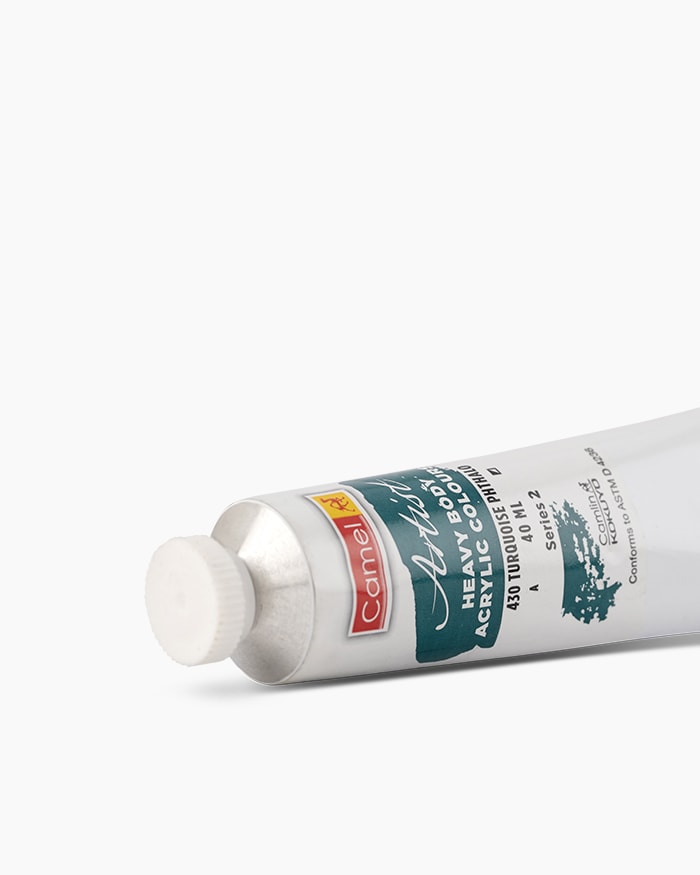 Artist Heavy Body Acrylic Colours Individual tube of Turquoise Phthalo in 40 ml