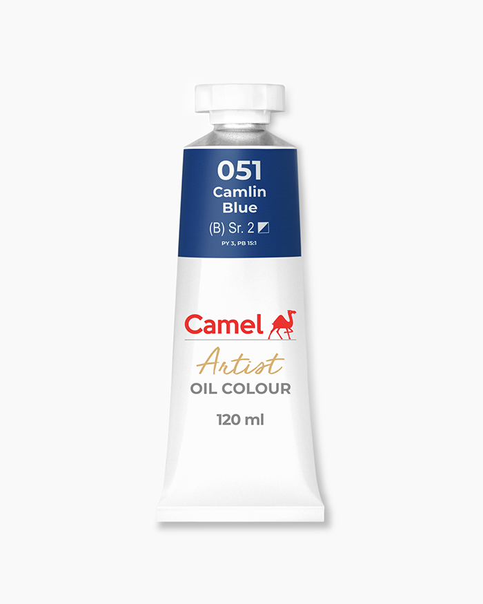 Artist Oil Colours Individual tube of Camlin Blue in 120 ml