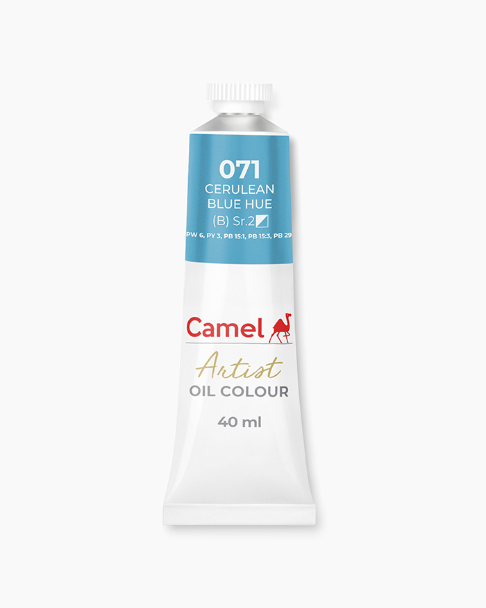 Artist Oil Colours Individual tube of Cerulean Blue Hue in 40 ml