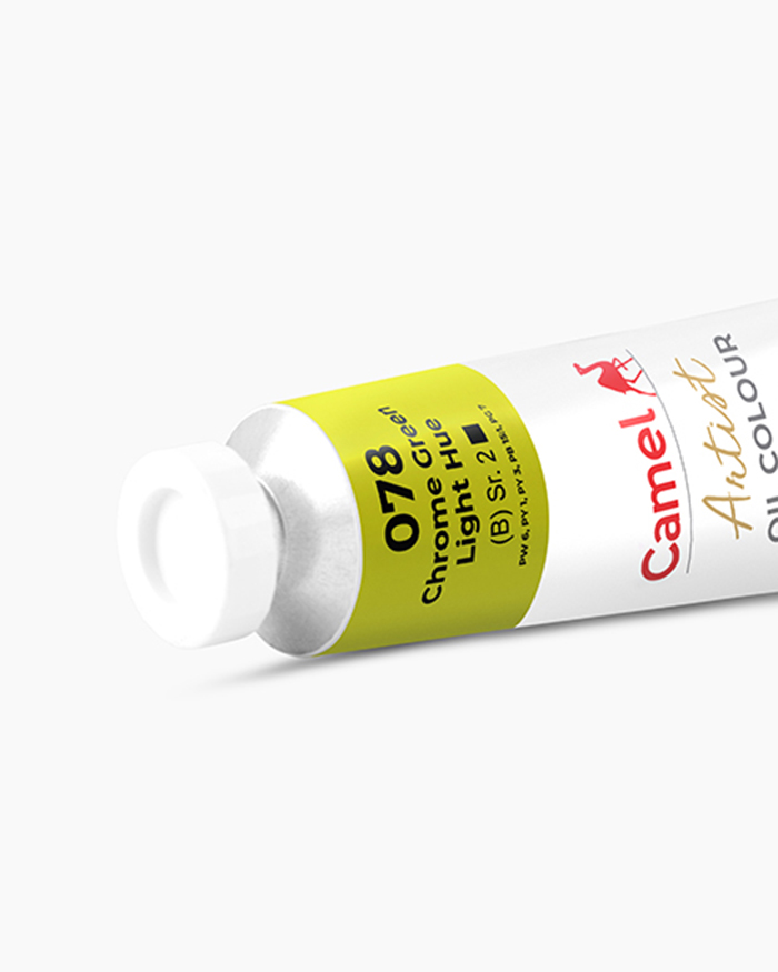 Artist Oil Colours Individual tube of Chrome Green Light Hue in 120 ml