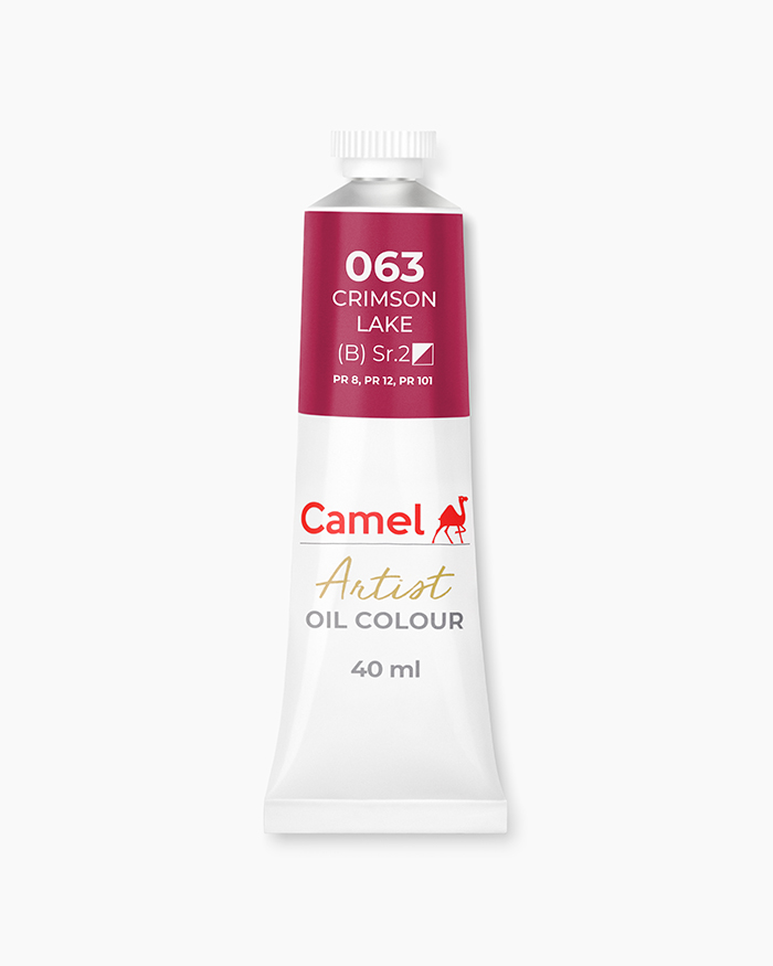 Artist Oil Colours Individual tube of Crimson Lake in 40 ml