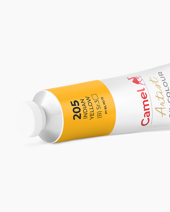 Artist Oil Colours Individual tube of Indian Yellow in 40 ml
