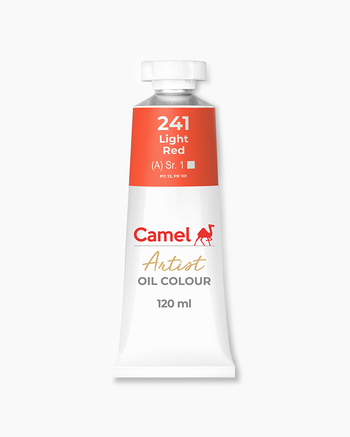 Artist Oil Colours Individual tube of Light Red in 120 ml