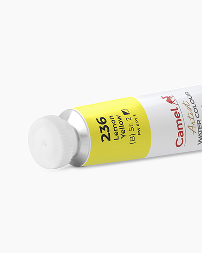Artist Water Colours Individual tube of Lemon Yellow in 20 ml