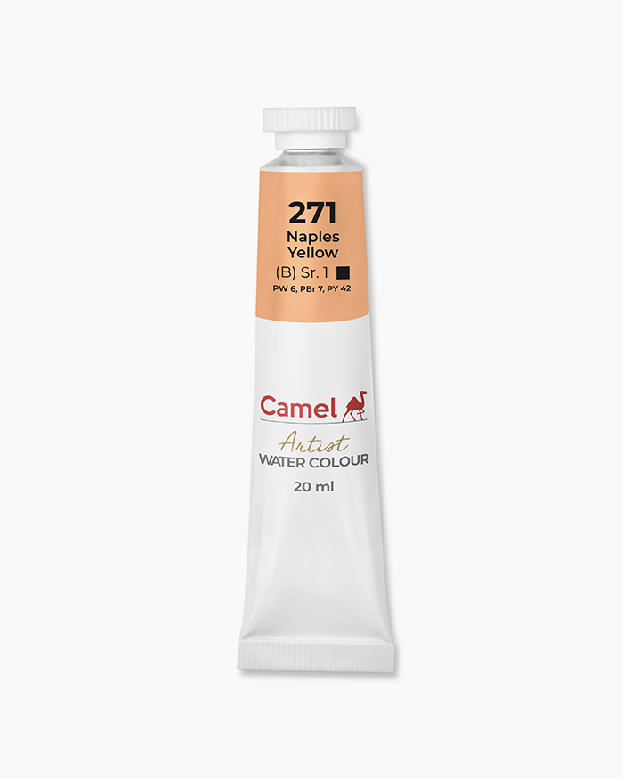 Artist Water Colours Individual tube of Naples Yellow in 20 ml